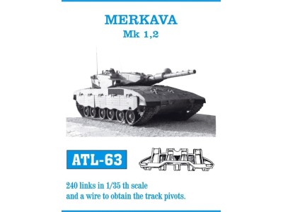 Tracks for Merkava Mk 1.2 