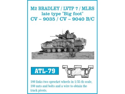 Tracks for M2 Bradley/LVTP 7/MLRS late 'Big foot' 