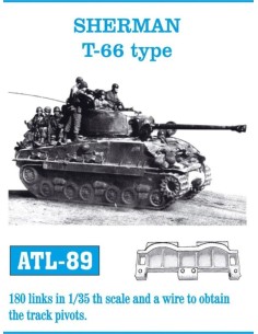 Tracks for Sherman T-66 type 