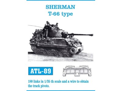 Tracks for Sherman T-66 type 