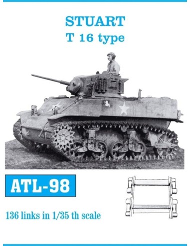 Tracks for Stuart T 16 Type Einzelkettenglieder 