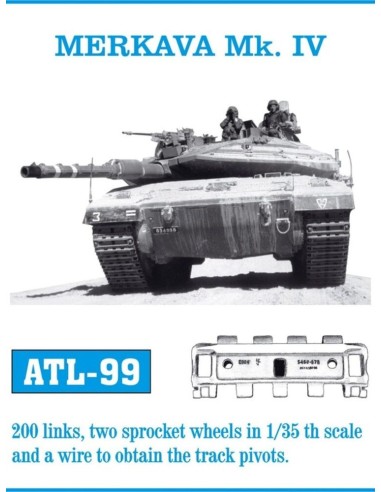 Tracks for Merkava Mk. IV Einzelkettenglieder 