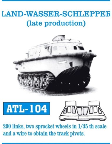 Tracks for Land-Wasser-Schlepper late production 