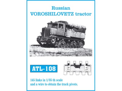 Tracks for Russian Voroshilovetz tractor 