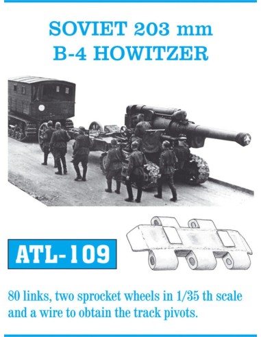 Tracks for Soviet 203mm B-4 Howitzer 