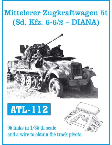Tracks for Mitt. Zugkraftwagen 5t (Sd.Kfz.6-6/2-D.) 