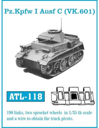 Tracks for Pz.Kpfw I Ausf C (VK.601) 
