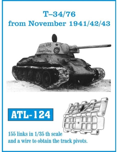 Tracks for T-34/76 from November 1941/42/43 