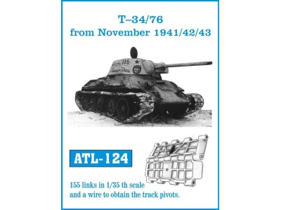 Tracks for T-34/76 from November 1941/42/43 
