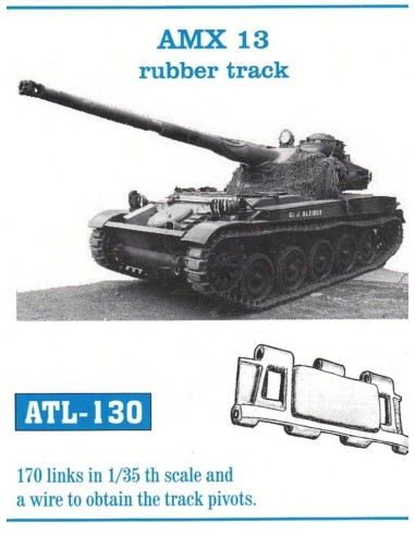 Tracks for AMX 13 rubber track 