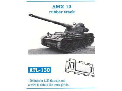 Tracks for AMX 13 rubber track 