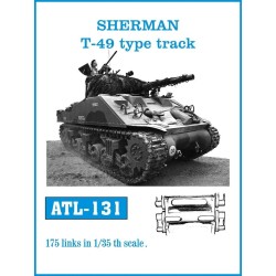 Tracks for SHERMAN T-49 type track 
