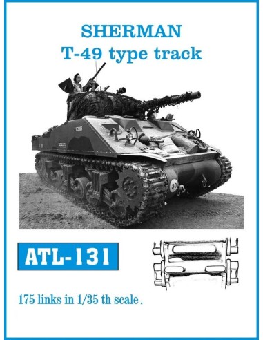Tracks for SHERMAN T-49 type track 