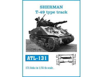 Tracks for SHERMAN T-49 type track 