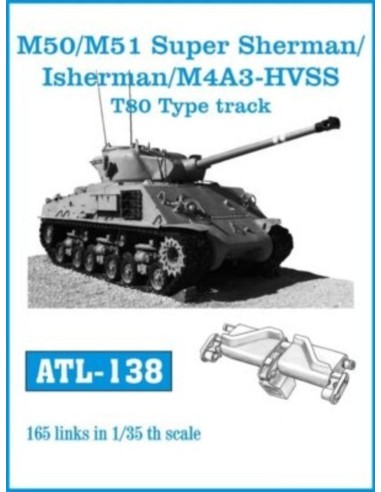 Tracks for M50/M51 Super Sherman/Isherman/M4A3-HVSS 
