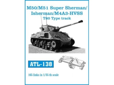 Tracks for M50/M51 Super Sherman/Isherman/M4A3-HVSS 