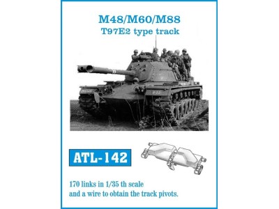 Tracks for M48/M60/M88 T97E2 type track 
