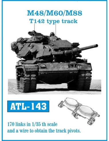 Tracks for M48/M60/M88 T142 type track 