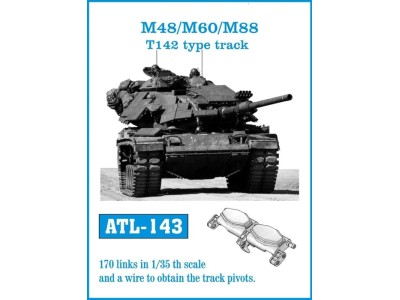 Tracks for M48/M60/M88 T142 type track 
