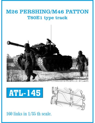 Tracks for M26 PERSHING/ M46 PATTON T80E1 type track 