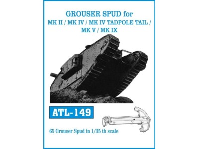 Tracks for GROUSER SPUD for MK II/MK IV /MKIV TADPOLE TAIL/MK V/MK IX 