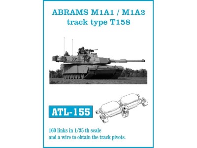 Tracks for ABRAMS M1A1 / M1A2 track type T158 