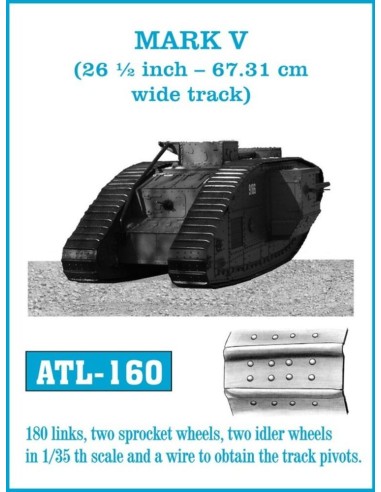 Tracks for MARK V (26 1/2 inch-67.31cm wide track) 