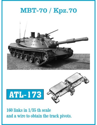 Tracks for MBT-70 / Kpz.70 