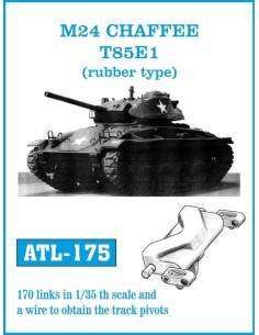 Tracks for M24 CHAFFEE T85E1 (rubber type) 