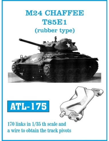 Tracks for M24 CHAFFEE T85E1 (rubber type) 