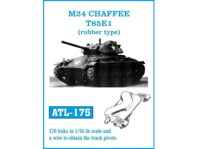 Tracks for M24 CHAFFEE T85E1 (rubber type) 