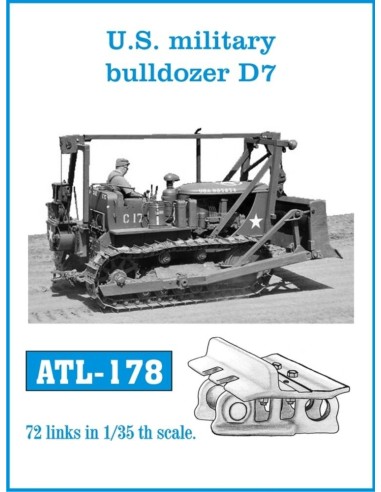 Tracks for U.S. military bulldozer D7 