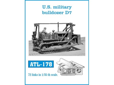 Tracks for U.S. military bulldozer D7 