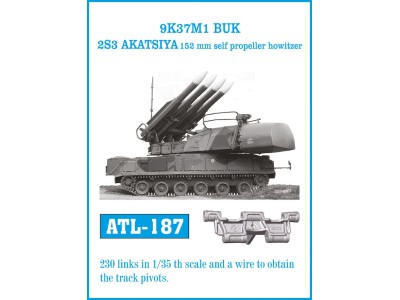 Tracks for 9K37M1 BUK 2S3 AKATSIYA 152 mm self propeller howitzer 