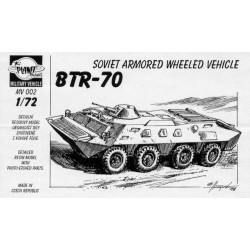 BTR-70 Arm. Vehicle, 4 Achser 18 Resin, Fotoätzteile. 