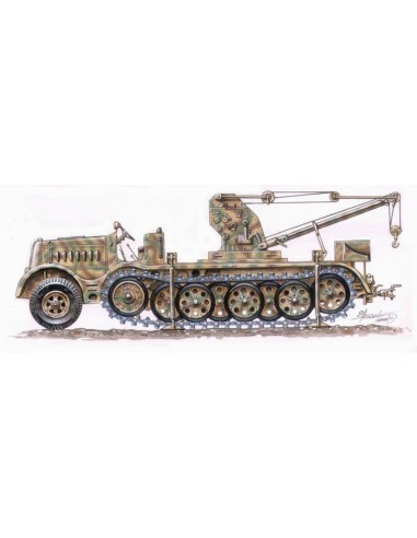 Sd.Kfz. 9 FAMO 18-ton mit Bilstein 6-ton 