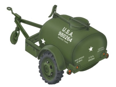 WWII US Water Tank Trailer Ben Hur 