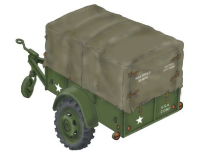 WWII US Cargo Trailer Ben Hur 