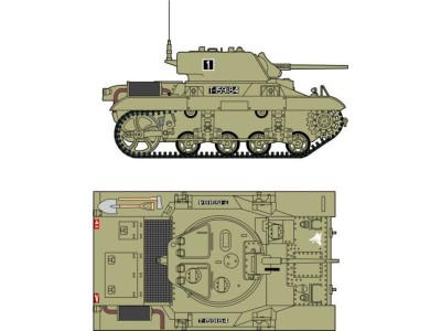 M-22 Locust Airbone tank USA, GB, WWII 