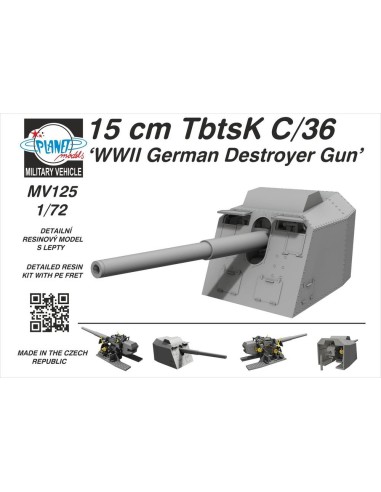 15 cm TbtsK C/36 WWII German Destroyer Gun 