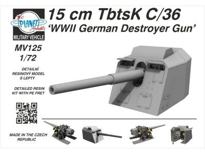 15 cm TbtsK C/36 WWII German Destroyer Gun 