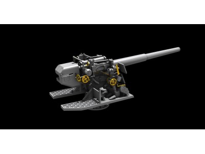 15 cm TbtsK C/36 WWII German Atlantic Wall Gun 
