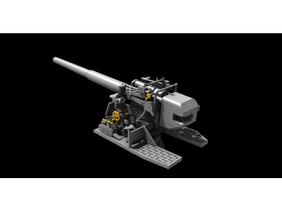 15 cm TbtsK C/36 WWII German Atlantic Wall Gun 