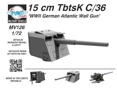 15 cm TbtsK C/36 WWII German Atlantic Wall Gun 