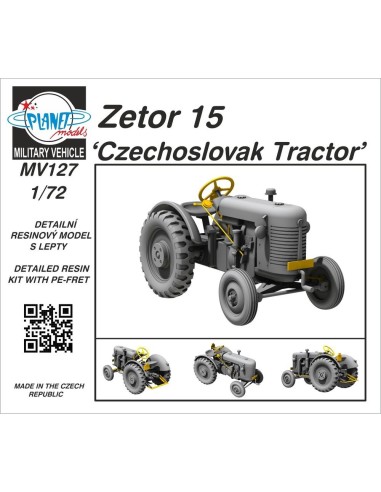 Zetor 15 Czechoslovak Tractor 