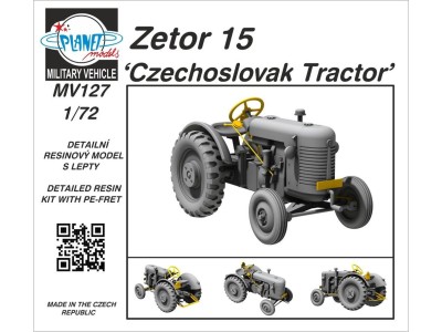 Zetor 15 Czechoslovak Tractor 