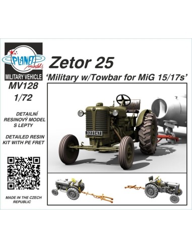 Zetor 25 Military w/Towbar for MiG 15/17s 