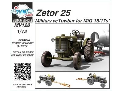 Zetor 25 Military w/Towbar for MiG 15/17s 