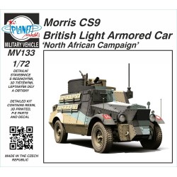 Morris CS9 British Light Armored Car ‘North African Campaign’1/72 