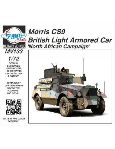 Morris CS9 British Light Armored Car ‘North African Campaign’1/72 